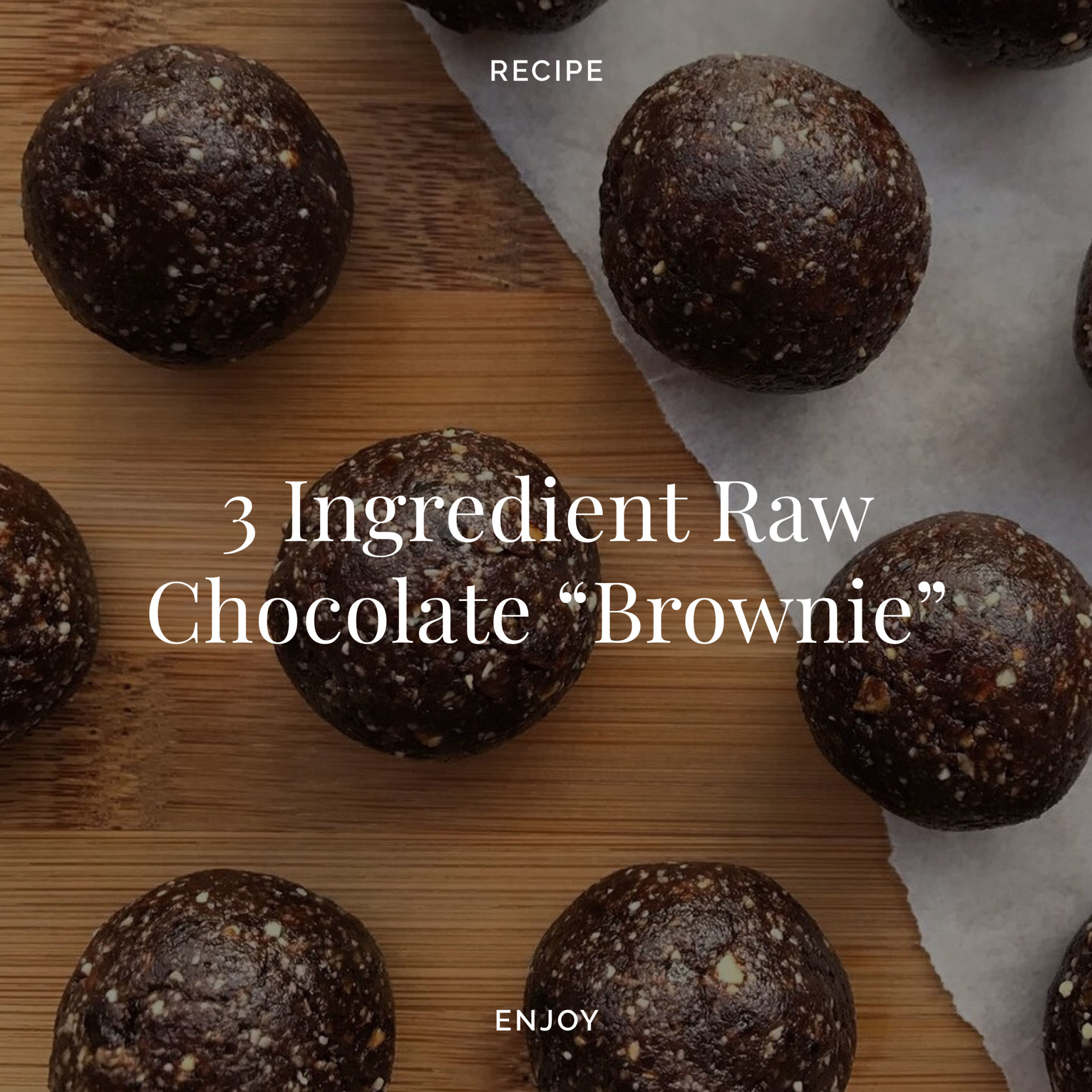 3 Ingredient Raw Chocolate 