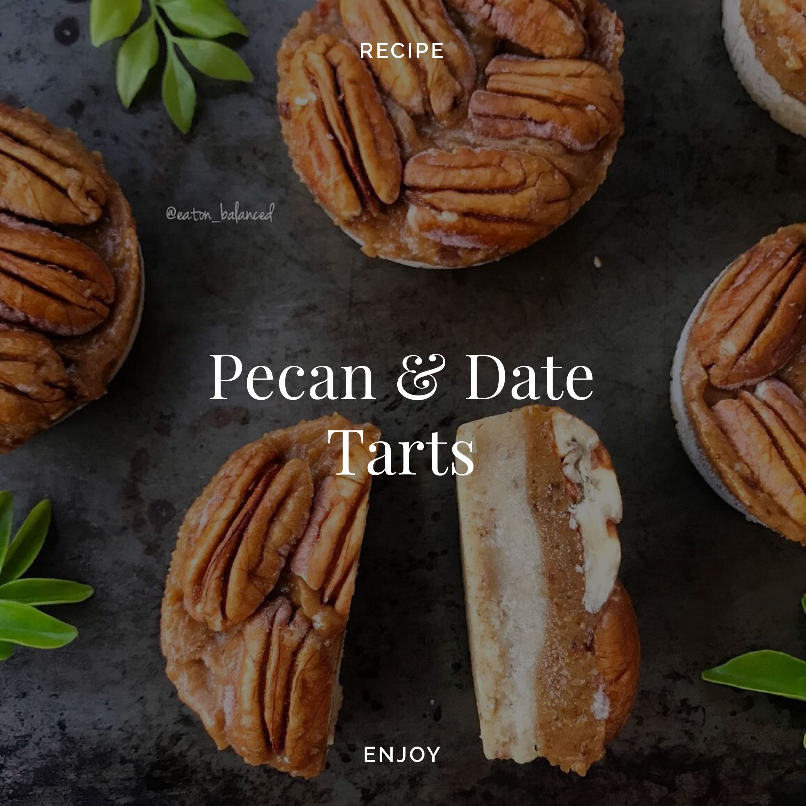 Pecan & Date Tarts